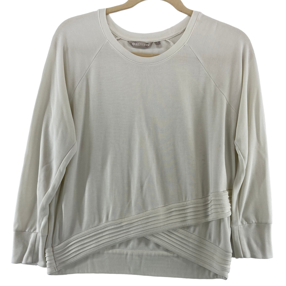Athleta Serenity Criss Cross Sweatshirt Sz XL